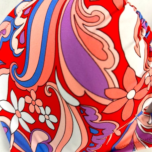 Women's 34D Multi colored Lightly Lined Tunneled Front Keyhole Bralette … - Picture 11 of 11